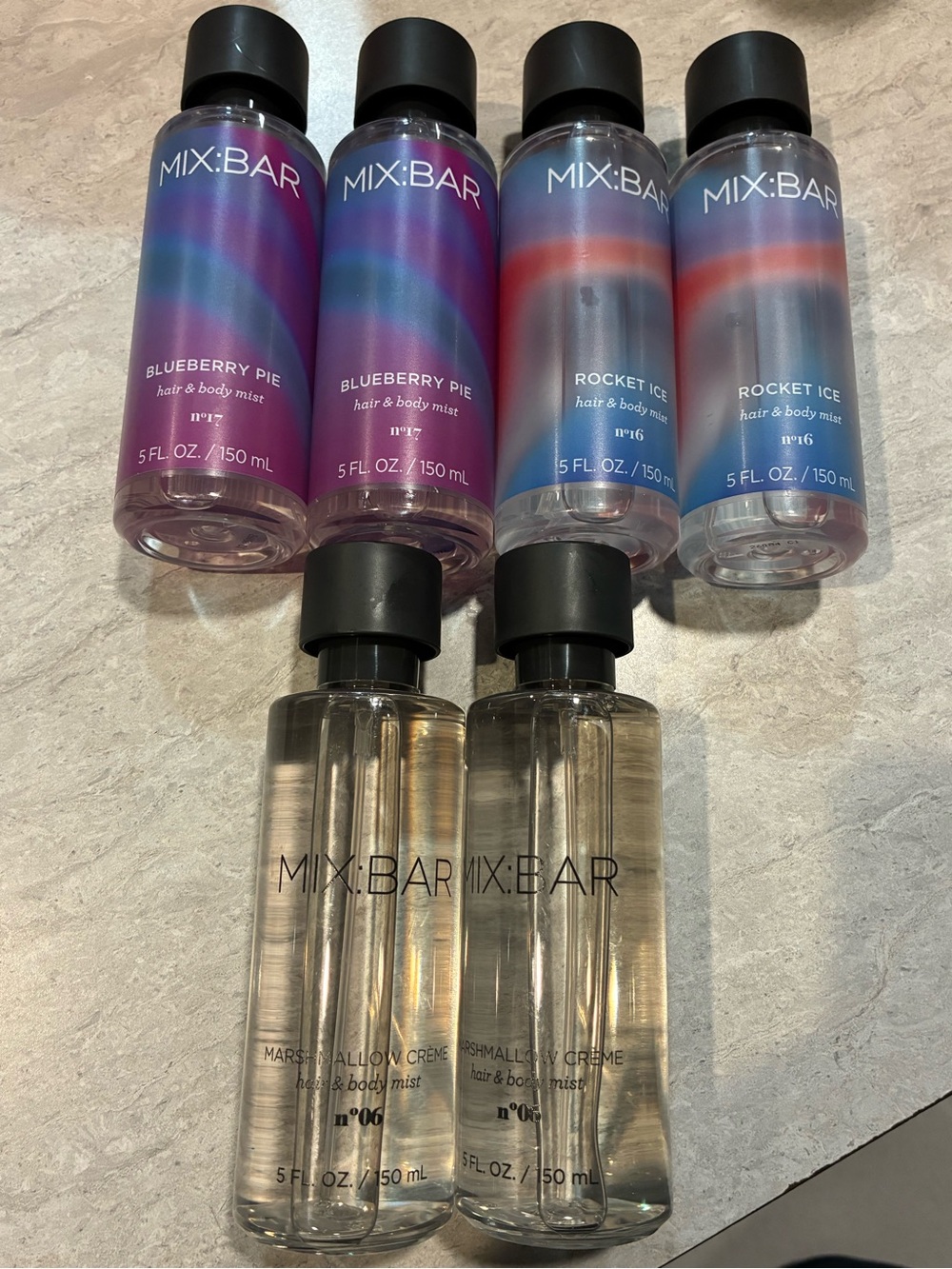 Hair & Body Mist Trio - Blueberry Pie, Rocket Ice, Marshmallow Crème (5 fl oz)